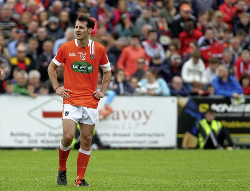 Jamie Clarke was Armagh&#39;s star forward during the Orchard&#39;s run to the All-Ireland quarter-final last year. Picture by Seamus Loughran 