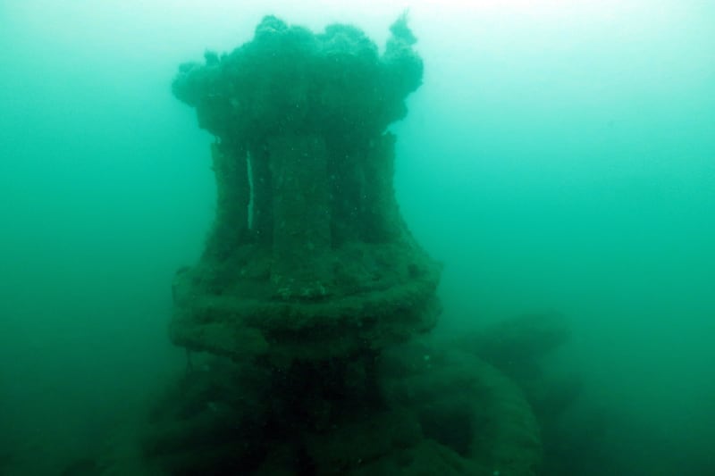 The capstan of the Pin Wreck