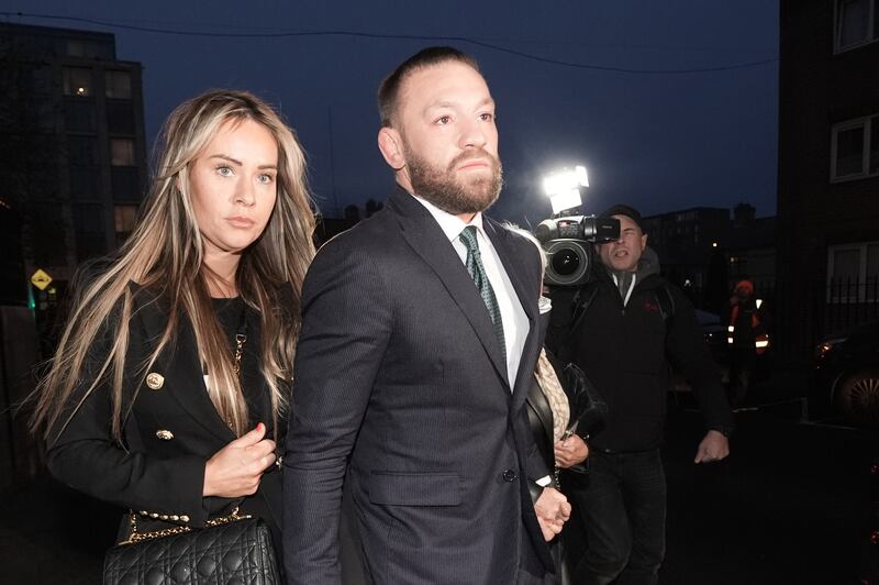 Conor McGregor and his partner Dee Devlin