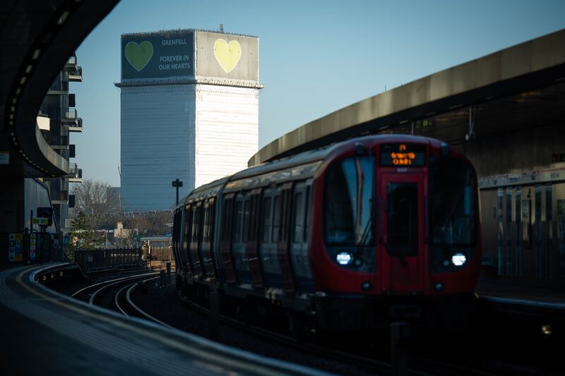 A general view of Grenfell Tower