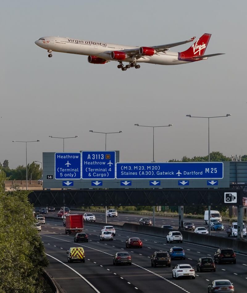 A major modification of the M25 is likely to be required if a third runway is built