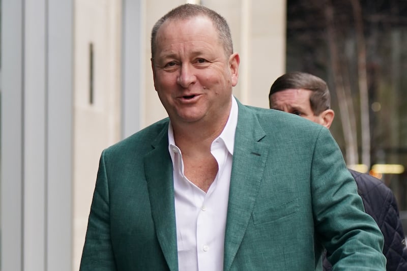 Former Newcastle United owner Mike Ashley whose Frasers Group runs Sports Direct