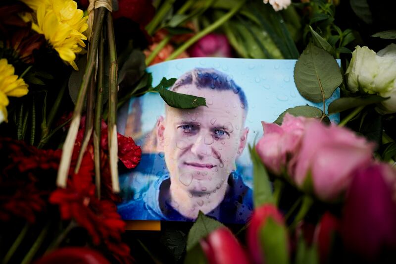 A tribute to Alexei Navalny (Markus Schreiber/AP)