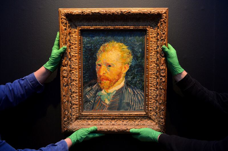Van Gogh’s Portrait of the Artist has gone on display at the National Museum Cardiff after being loaned from the Musee D’Orsay in Paris