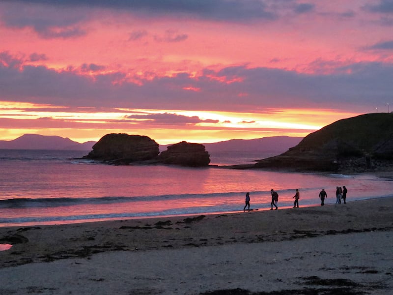 At Bundoran, the roar of the ocean whispers to surfers of all ages to accept the challenge to ride the waves, in stunning coastal scenery.