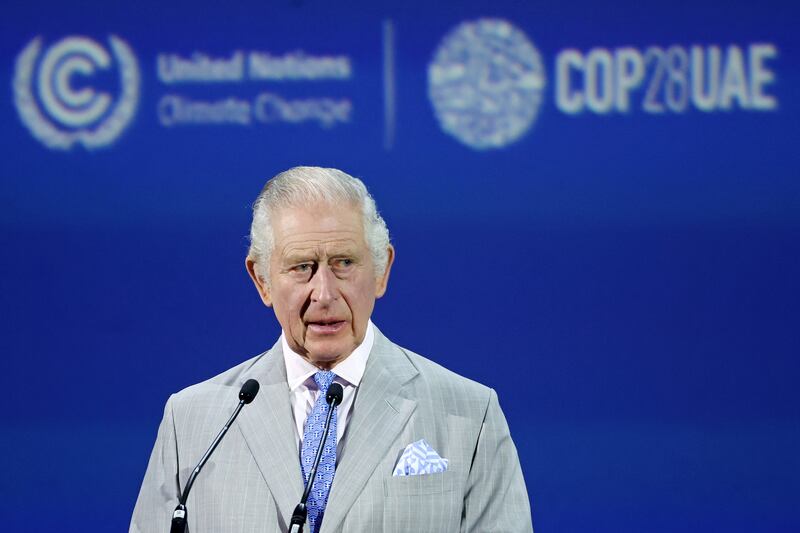 The King addressed the Cop28 summit in Dubai last year