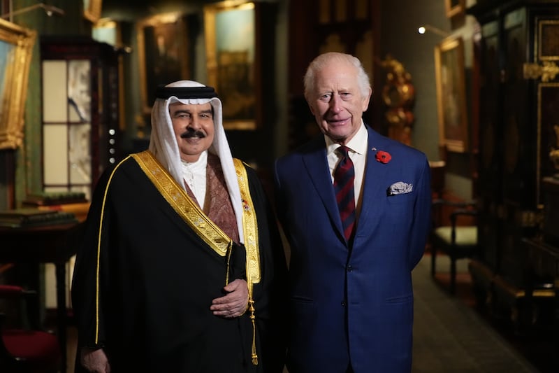 The King hosted King Hamad bin Isa Al Khalifa at Windsor Castle