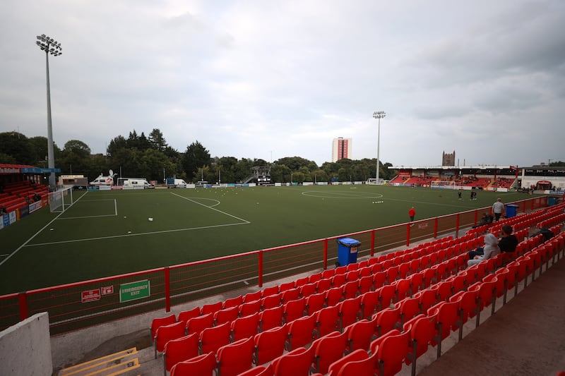 The three cars, which had been parked at Inver Park, the home of Larne Football Club, were destroyed in the incident in the early hours of Friday