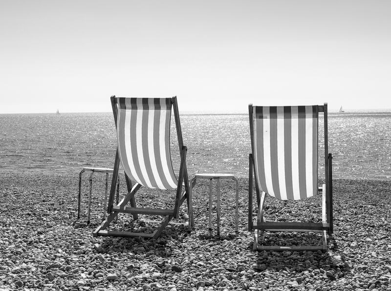 Pair of deckchairs.