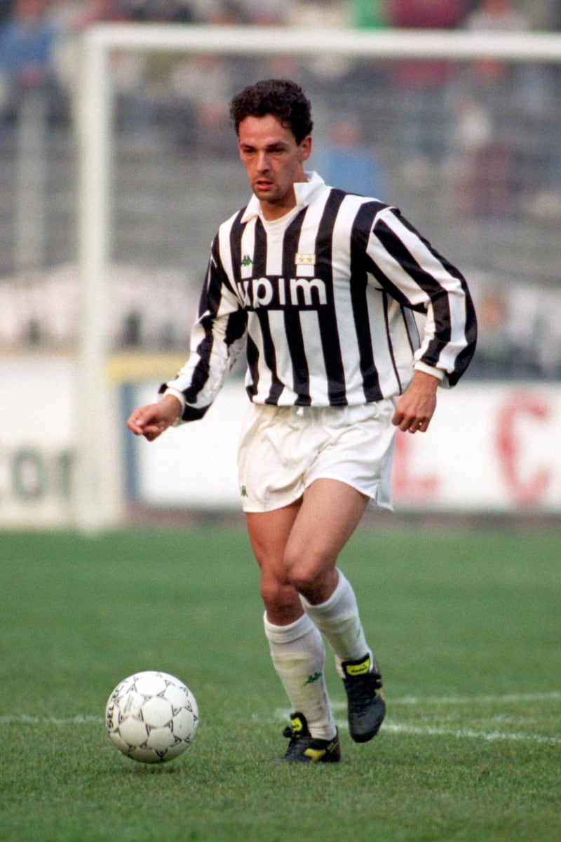 Roberto Baggio played for a number of top Italian clubs, including Juventus (AP)