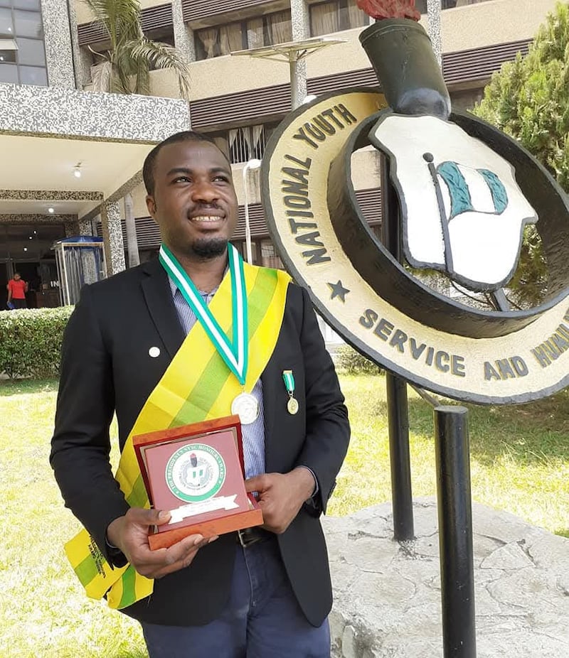 Christian has received multiple awards for his community work, including from the Nigerian President. PICTURE: CHRISTIAN OKO