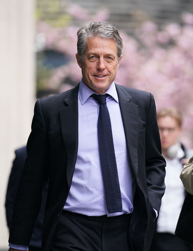 Hugh Grant tweeted about traffic delays