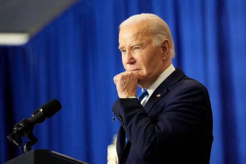 Mr Biden had pledged to go further while in office (AP)