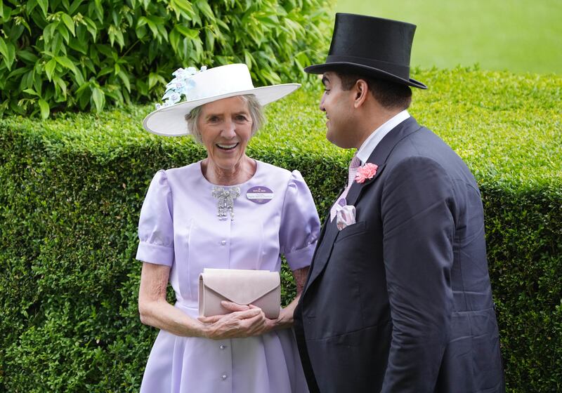 Sheikh Hamad bin Abdullah Al Thani and Lady Charles Spencer-Churchill