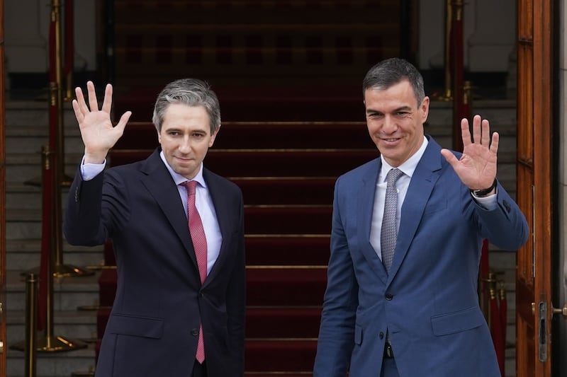 Taoiseach Simon Harris worked with Spanish Prime Minister Pedro Sanchez on a joint recognition of Palestinian statehood