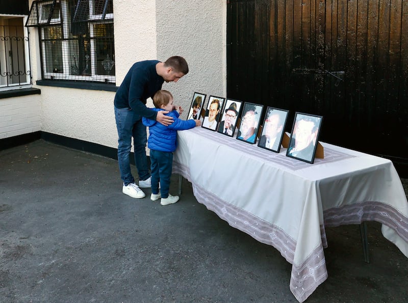 A commemoration to mark the 30th Anniversary of Loughinisland.
Six men were killed by UVF gunmen inside a Co Down bar where they had gathered to watch the World Cup.
PICTURE COLM LENAGHAN