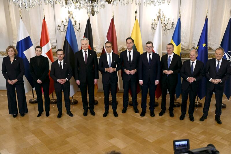 The Nato talks followed a string of incidents in the Baltic Sea region that have heightened concerns about possible Russian activities (Antti Aimo-Koivisto/Lehtikuva/AP)