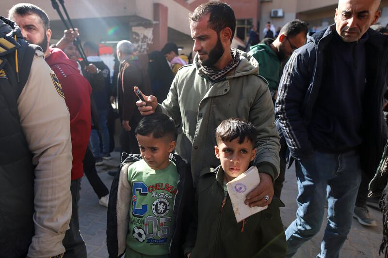 It is the first time the crossing has been opened in months (AP)