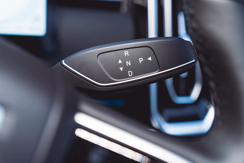 Plug-in hybrid models get a column-mounted gear selector