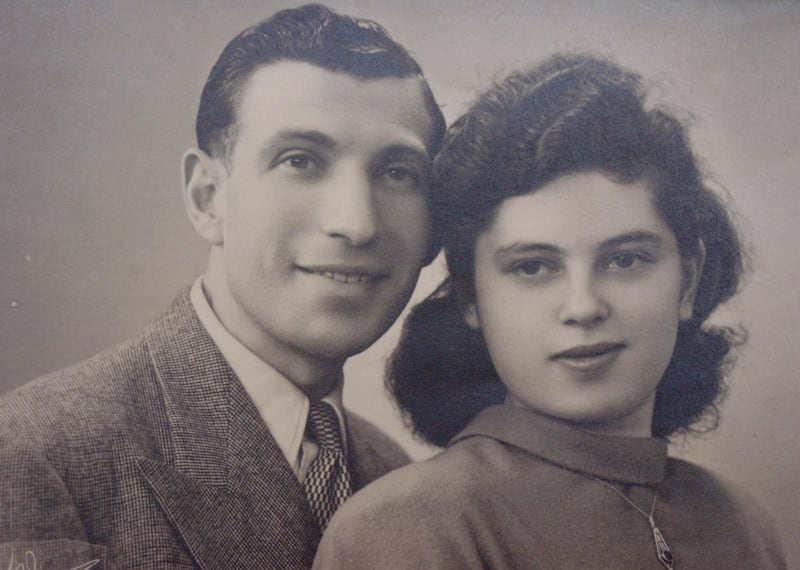 Charles and Renee Salt in Paris in 1949