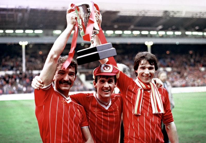 Graeme Souness, left, and Alan Hansen, right, were Liverpool team-mates