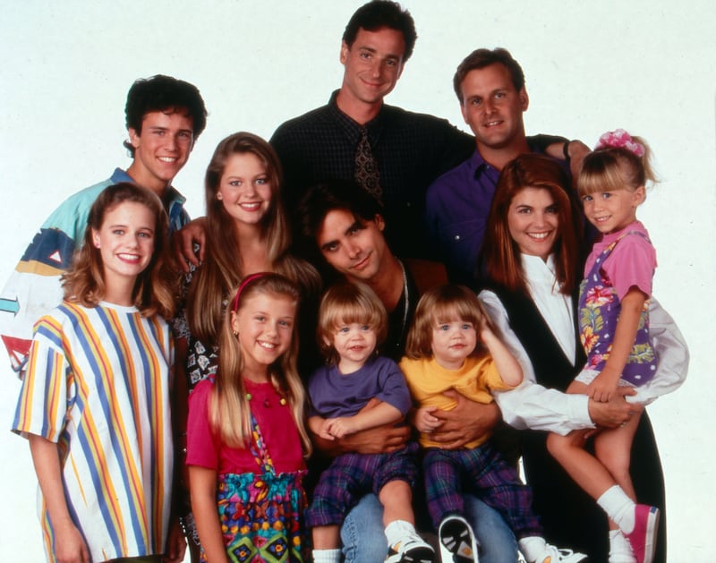 The cast of US sitcom Full House (Alamy)