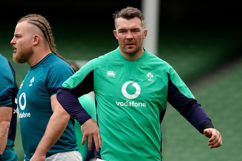 Peter O’Mahony is back in the Ireland side on Sunday