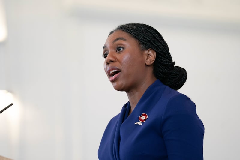 Kemi Badenoch called on Sir Keir to back an invitation for Mr Trump to address Parliament and revive talks on a UK-US trade deal