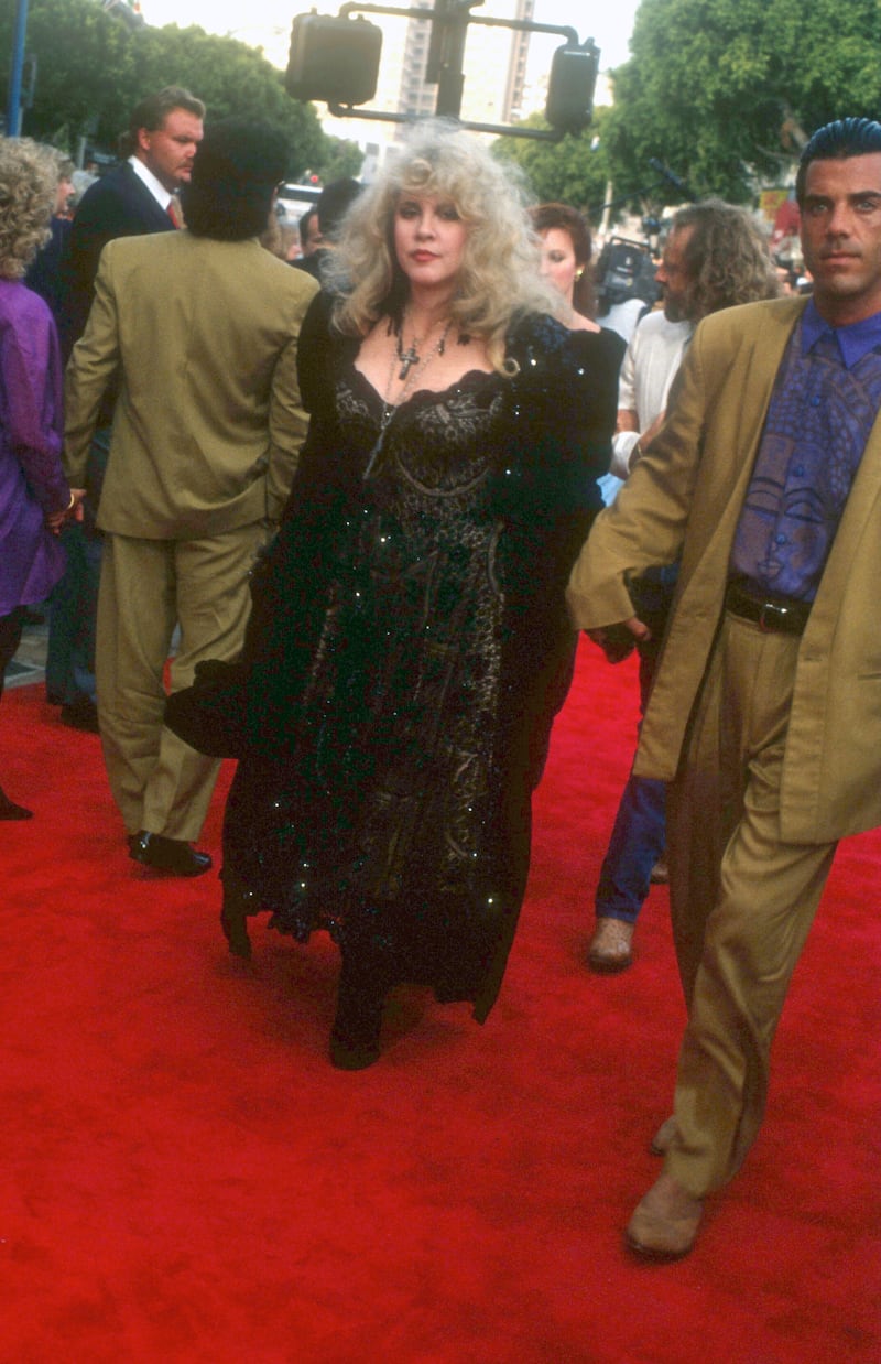 Stevie Nicks began to wear more layers disguising weight gain which she was criticized for by the media