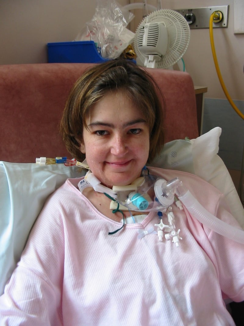 Claire Hogarth after her live saving transplant