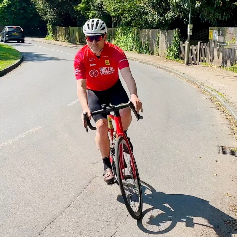 Mr Miller is to visit a school in Cardiff on day one of the cycle (Brij Soni)