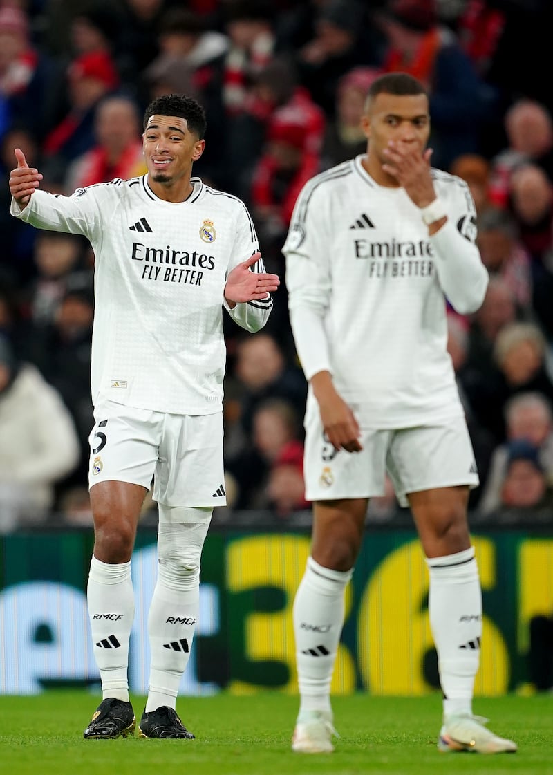 Liverpool managed to keep out Champions League holders Real Madrid, including Jude Bellingham and Kylian Mbappe, on Wednesday at Anfield