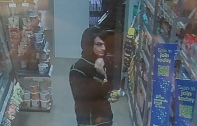 CCTV grab of 28-year-old Marc Drostle, from London, who has been reported missing in the Aviemore area