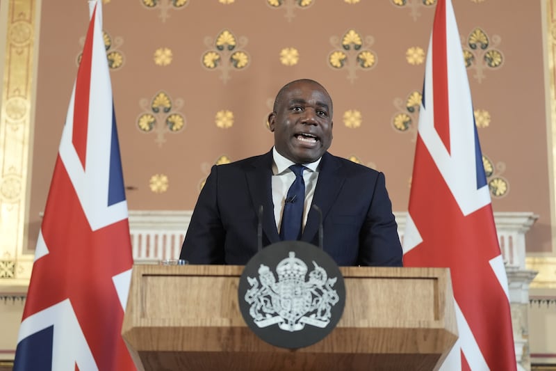 Foreign Secretary David Lammy said a deal to enable the ‘rebuilding of Gaza with Israel safe and secure’ will allow the region to ‘move forward in an atmosphere of peace'