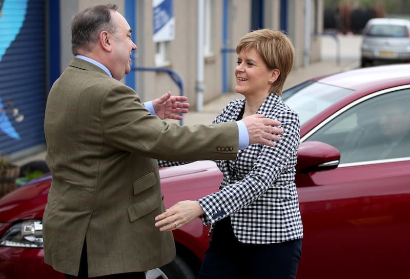 Nicola Sturgeon;and Alex Salmond were initially political allies