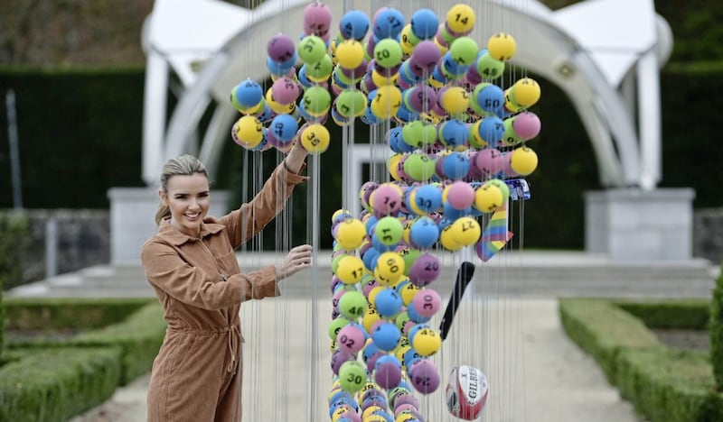 Singer Nadine Coyle at Antrim Castle Gardens. Picture by Charles McQuillan/ Getty Images for The National Lottery 