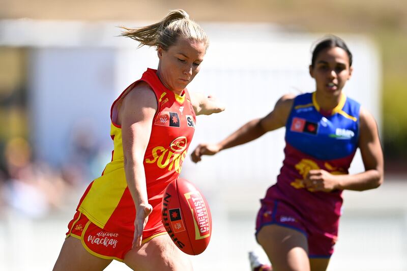 Niamh McLaughlin made her debut for Gold Coast Suns