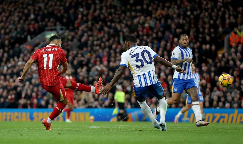 Mohamed Salah scores Liverpool’s winner