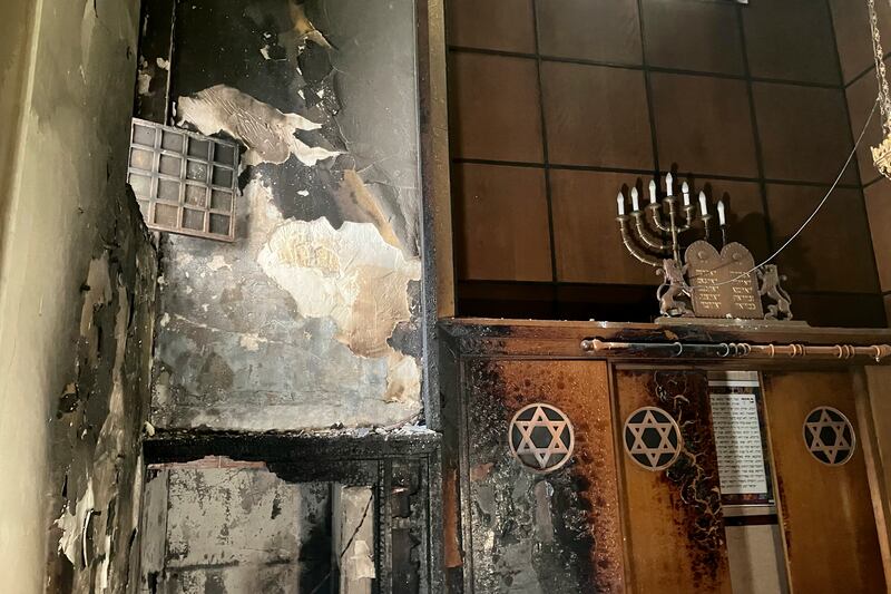 The synagogue in Rouen (Oleg Cetinic/AP)