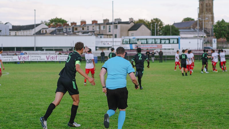 A Super Cup NI match in Coleraine on Thursday had to be suspended