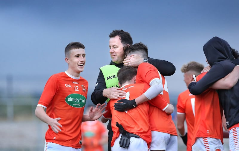 Armagh minor manager Brendan Hughes has stepped down