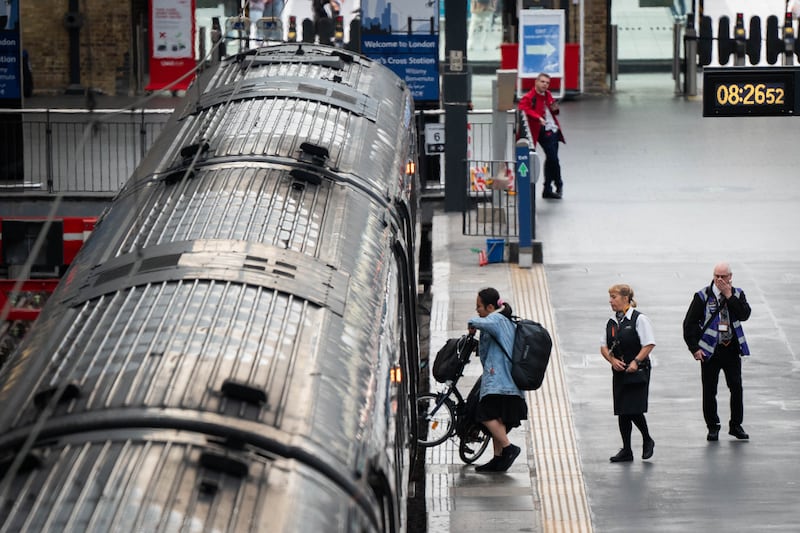 Britain saw five fewer days of rail strikes in the year ending February 29 than the previous 12 months