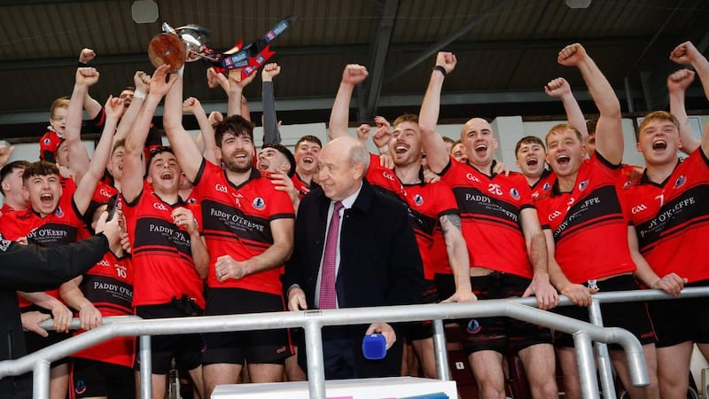 An Cheathrú Rua celebrate after their win over Ballymote Round Towers in the Connacht JFC final. The Galway club will face Naomh Pádraig of Donegal in the All-Ireland JFC final on Sunday January 26

Picture: An Cheathrú Rua Facebook