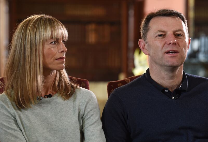 Kate and Gerry McCann during an interview shortly before the 10th anniversary of Madeleine’s disappearance