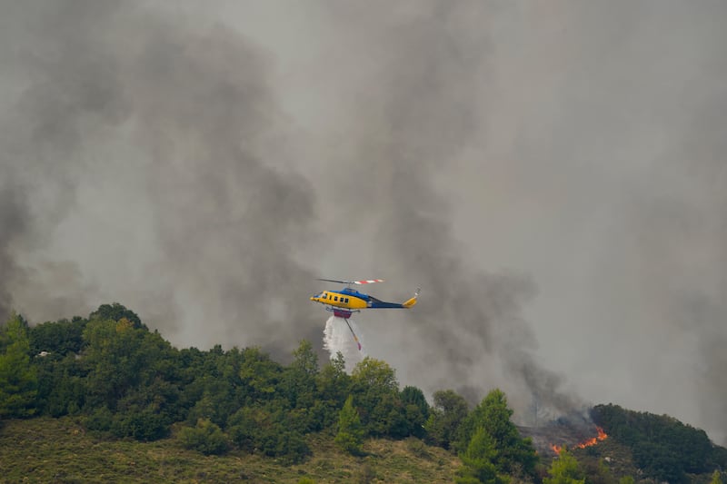 Greece is hit every summer with destructive wildfires that have been exacerbated by global warming (Petros Giannakouris/AP)