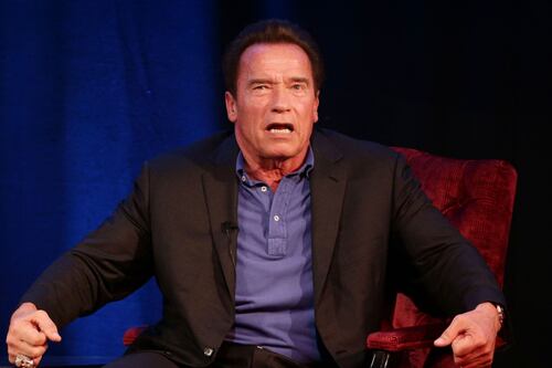 Sleb Safari: Arnold Schwarzenegger and the problem pothole