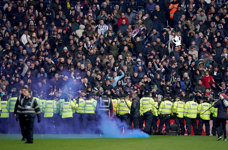 Play Suspended After Trouble In Stands During West Brom V Wolves Fa Cup Tie The Irish News 