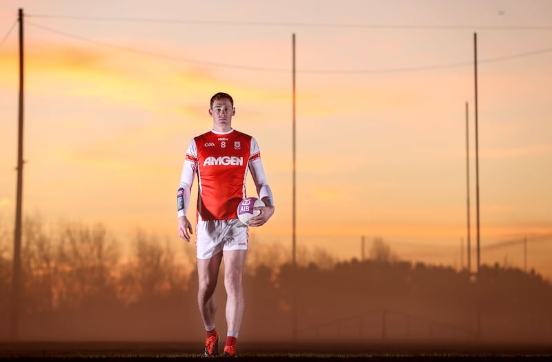 Cuala midfielder Peadar Ó Cofaigh Byrne will lead the charge for the Leinster champions in Sunday's AIB All-Ireland Club SFC final against Tyrone's Errigal Ciaran. Picture by INPHO/Dan Sheridan