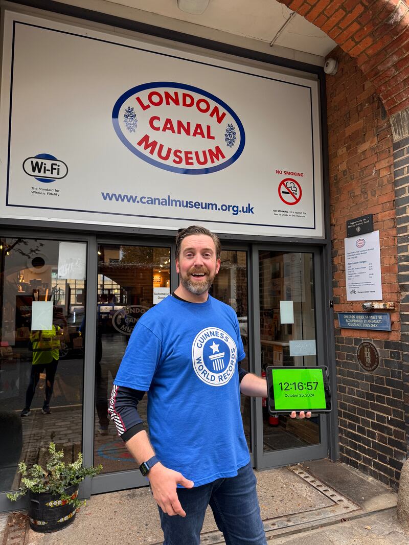 Mr Melham visited 42 museums in a day (Ben Melham/Guinness World Records)