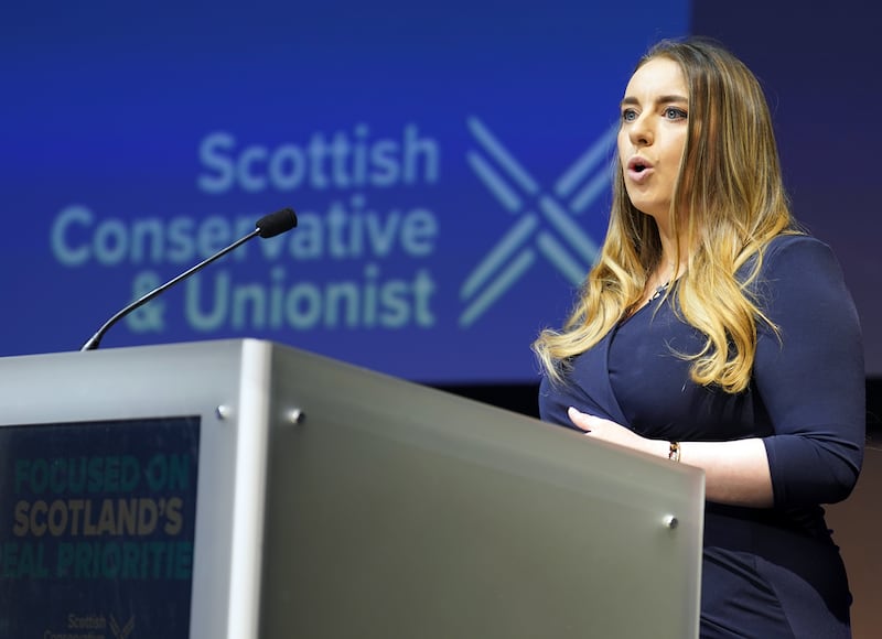 Former Scottish Tory deputy leader Meghan Gallacher said she has filed a complaint with the party